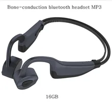 IP68 водонепроницаемый MP3 Bone Bluetooth 5,0 проводящая гарнитура 16G HIFI MP3 плеер наружные спортивные наушники USB MP3 Музыкальные плееры