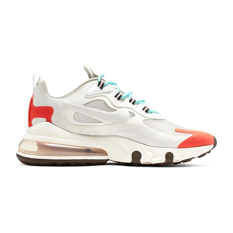 Оригинальные подлинные мужские кроссовки для бега Nike Air Max 270 React, спортивная обувь, классические уличные повседневные модные трендовые новые AO4971-400