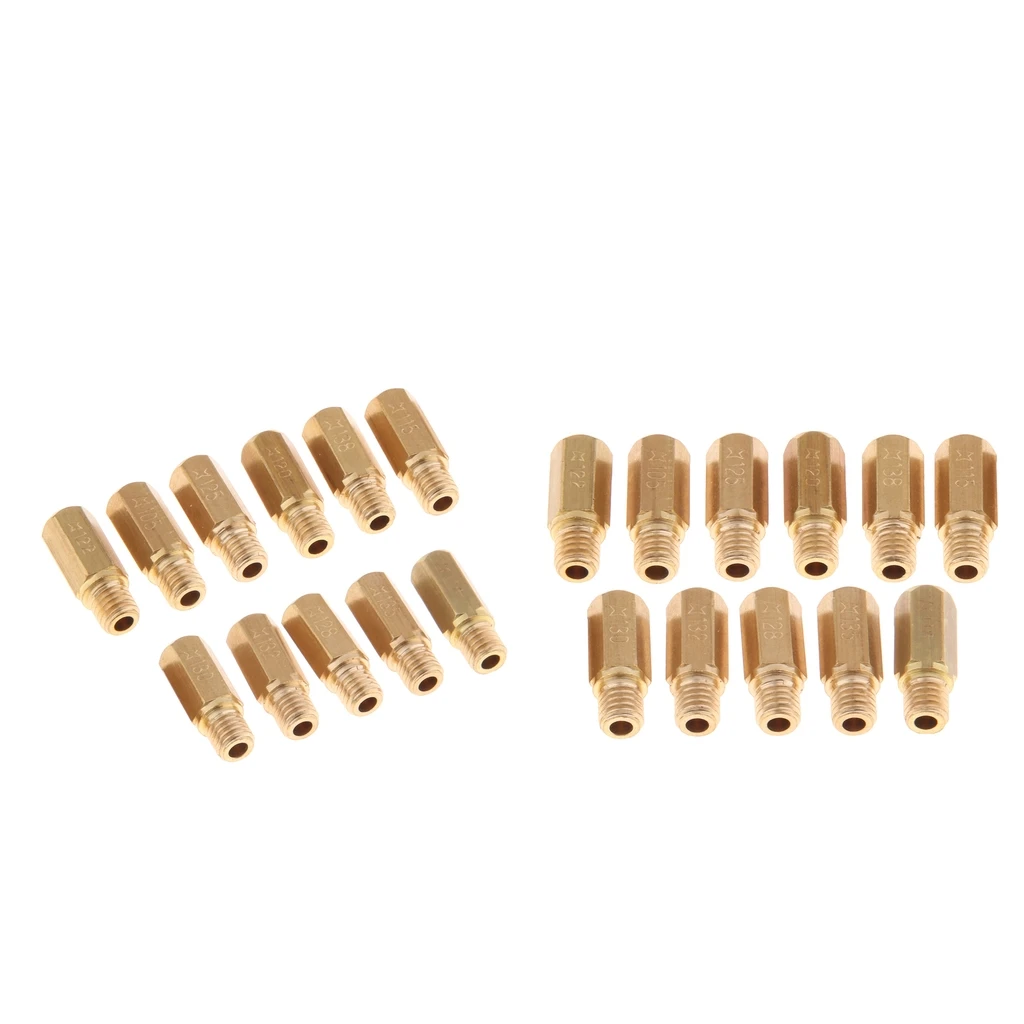 22Packs Carburetor Main Jet Injectors Nozzle Kit For Keihin OKO CVK KOSO PWK