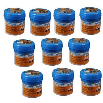 

wholesale 10pcs XGSP80 Solder Paste Flux Sn63/Pb37 25-45um Melting point 183 tin solder paste Flux soldering BGA rework Tools