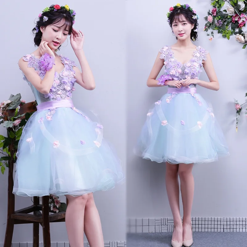 Quinceanera Dress New Gryffon Elegant V-neck Ball Gown Sweet Floral Print Vestidos Quinceanera Dresses Robe De Bal