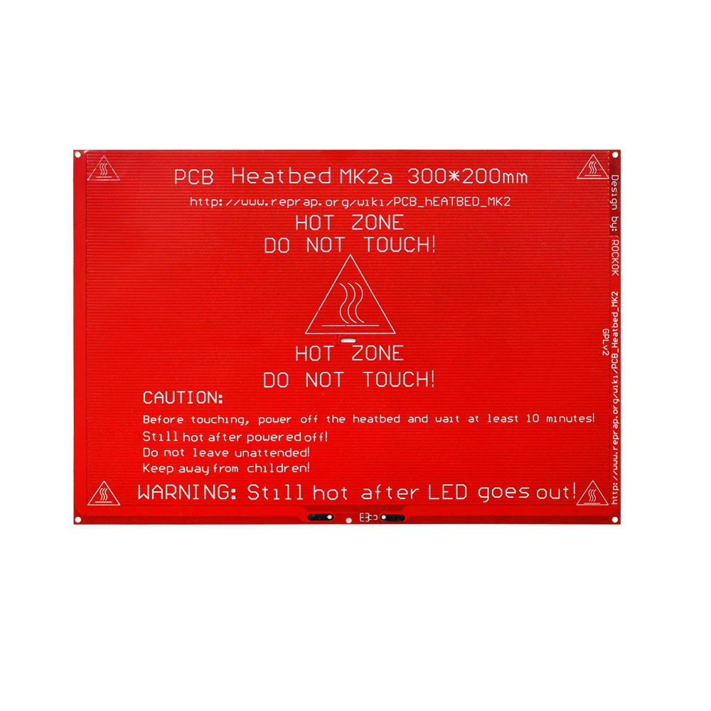 MK3 heatкровать более 220x220/300x200/310x310 мм 12 В/24 В модернизированная алюминиевая кровать с подогревом для 3D-принтеров части impressora