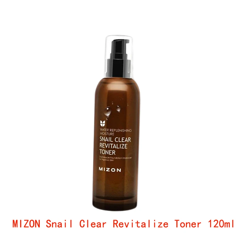 Snail Toner 1pcs MIZON Black Snail все в одном крем для лица подтягивающий крем черная Улитка все в одном крем против морщин шрам лечение акне Сыворотка для лица - Цвет: Snail Toner 1pcs