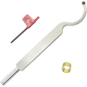 

Wood Turning Tool Carbide Tipped Lathe Chisel Tool Bar Round Carbide Insert Cutter for Wood Hobbyist or DIY or Carpenter