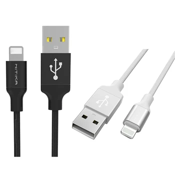 

NITIKA for Apple MFI Data Cable Fast Charge MFI Data Cable Aluminum Alloy Nylon Braided Cable to USB 1M