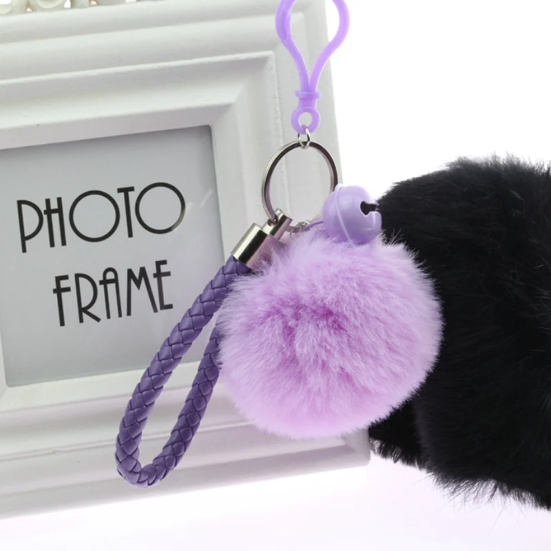 YSK82 LIGHT purple Радуга ПВХ пижама в виде животных Единорог меховой брелок для Для мужчин Для женщин сумка Orna Для мужчин t цепочка для телефона и ключей брелки Porte брелок для ключей с ключевым знаком сумка украшения - Цвет: YSK82 LIGHT purple