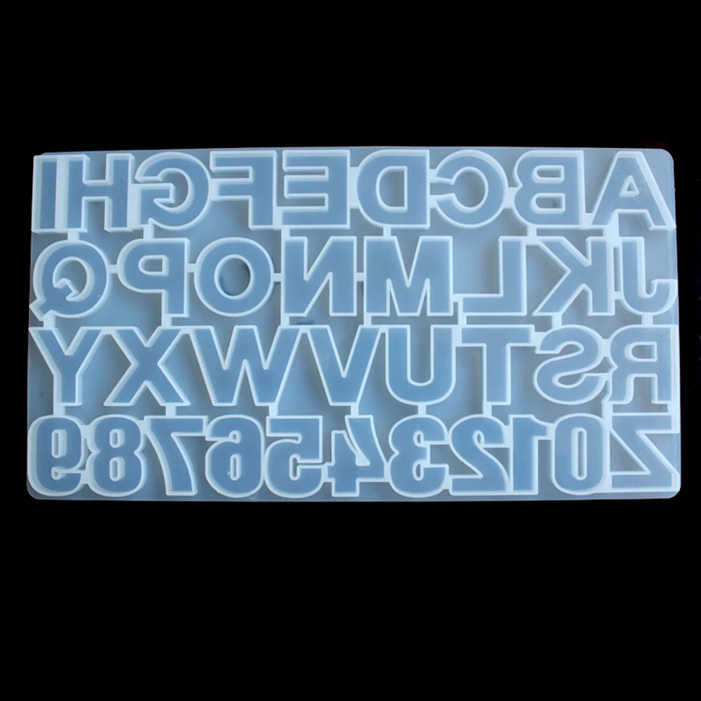 26 букв алфавита лоток для льда силиконовая форма для изготовления ювелирных изделий инструменты DIY прозрачная эпоксидная смола ювелирные изделия формы ручное изготовление поставки