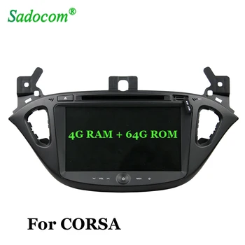 

TDA7851 IPS Android 8.0 4GB + 64GB 8core Car DVD Player GPS Glonass Map RDS Radio wifi 4G LTE Bluetooth For Opel CORSA 2015 2016