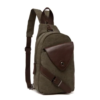 

Yesetn Bag 080920 men's small canvas bag backpack dual-use bag chest bag cross body bag