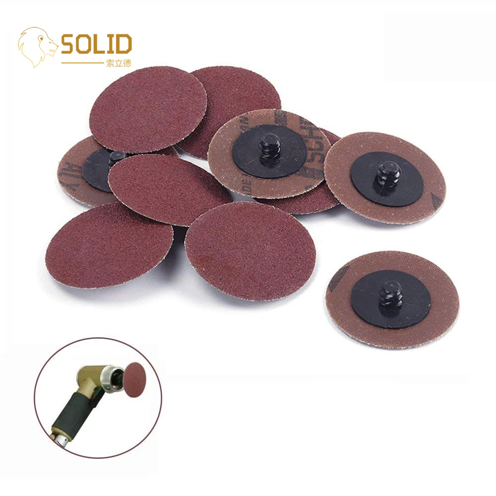 10Pcs/50Pcs 3"75mm 24~320 Grit Type R Roloc Quick Change