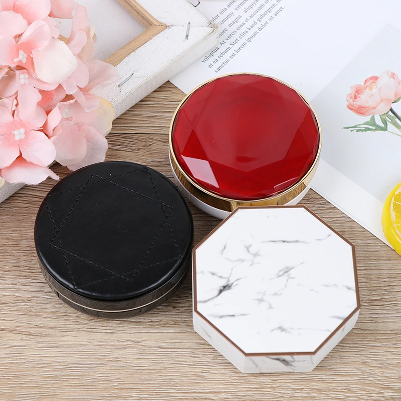 1set Empty Air Cushion Puff Box CC Cream Container Dressing Case Sponge Mirror mutli-type to choose