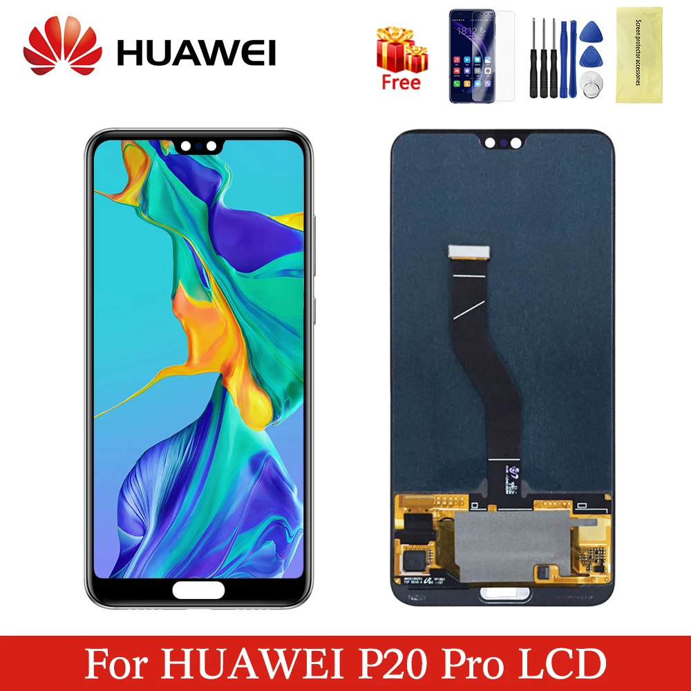 

Original OLED Display For 6.1" Huawei P20 Pro LCD Display Screen + Touch Screen Panel Digitizer Assembly Replacement
