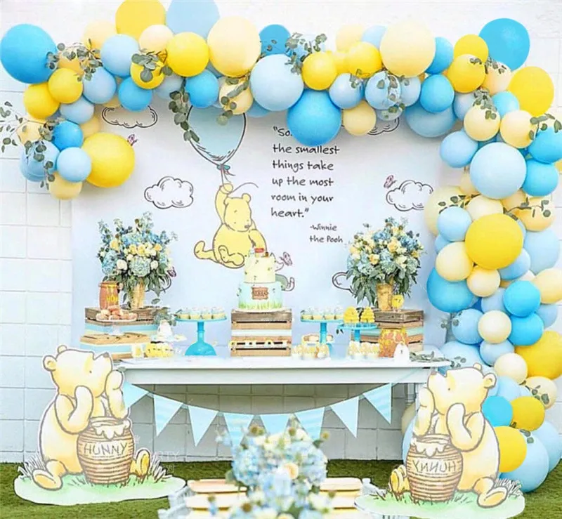

100pcs Macaron Blue Pastel Balloons Garland Arch Kit For Birthday Wedding Party Decor Baby Shower Anniversary Party Decoration
