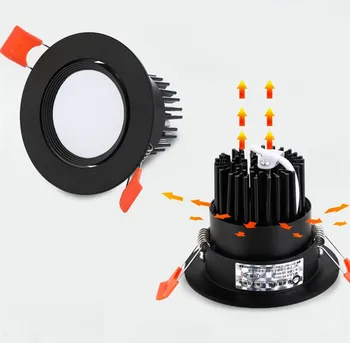 

Dimmable AC85V-265V 3W5W7W9W12W15W Ceiling downlight Epistar LED lamp Recessed Spot light For home illumination Drop shipping