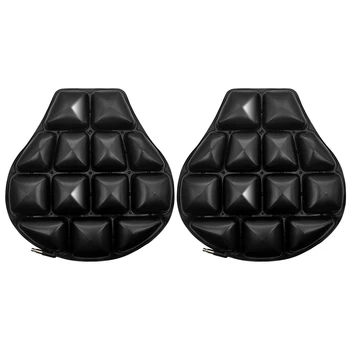 

Universal Motorcycle Air Seat Cushion Pressure Relief Ride Seat Cushion Tpu Seat Pad for Cruiser Touring Saddles 2Pcs