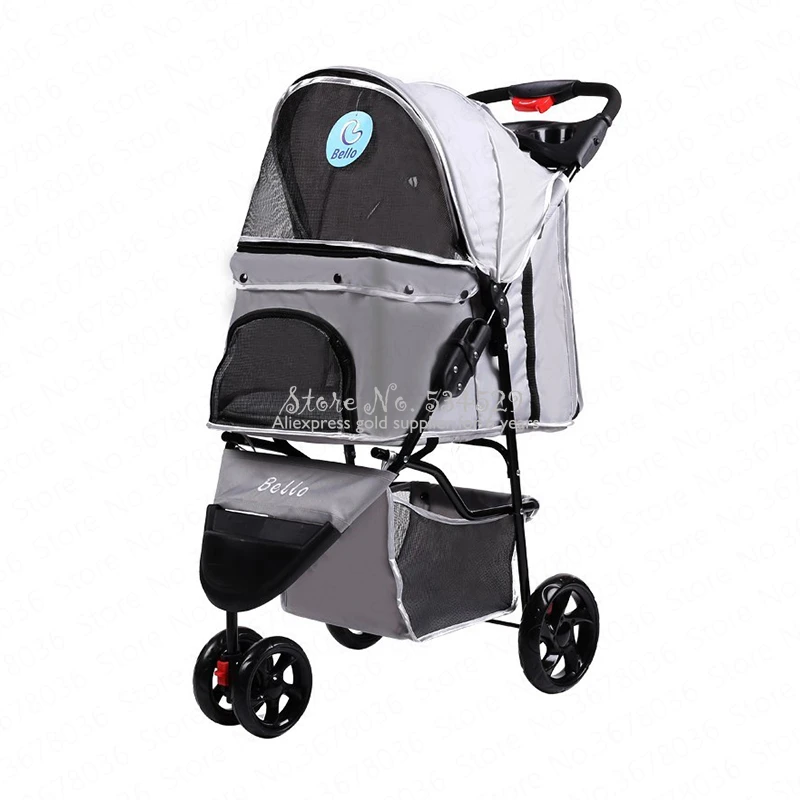 

15%Pet stroller lightweight folding pet stroller dog out of the wagon