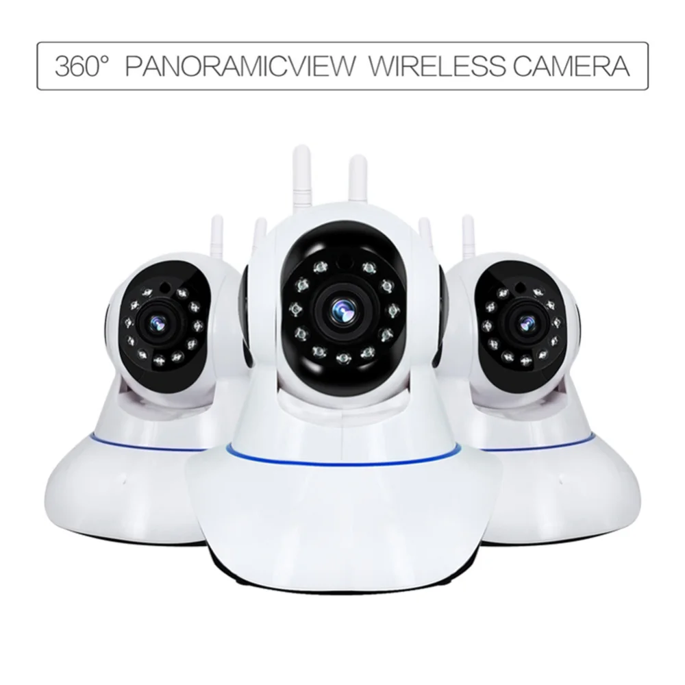 WiFi антенна камера IP 720P домашняя камера безопасности P2P IR Pan двухсторонняя аудио камера ночного видения монитор для ребенка