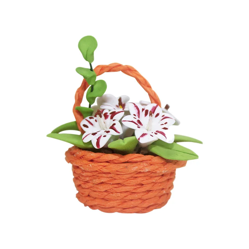 

1/12 Potted Flowers Mini Garden Flowers for Doll House Accessories Craft Toys Gifts