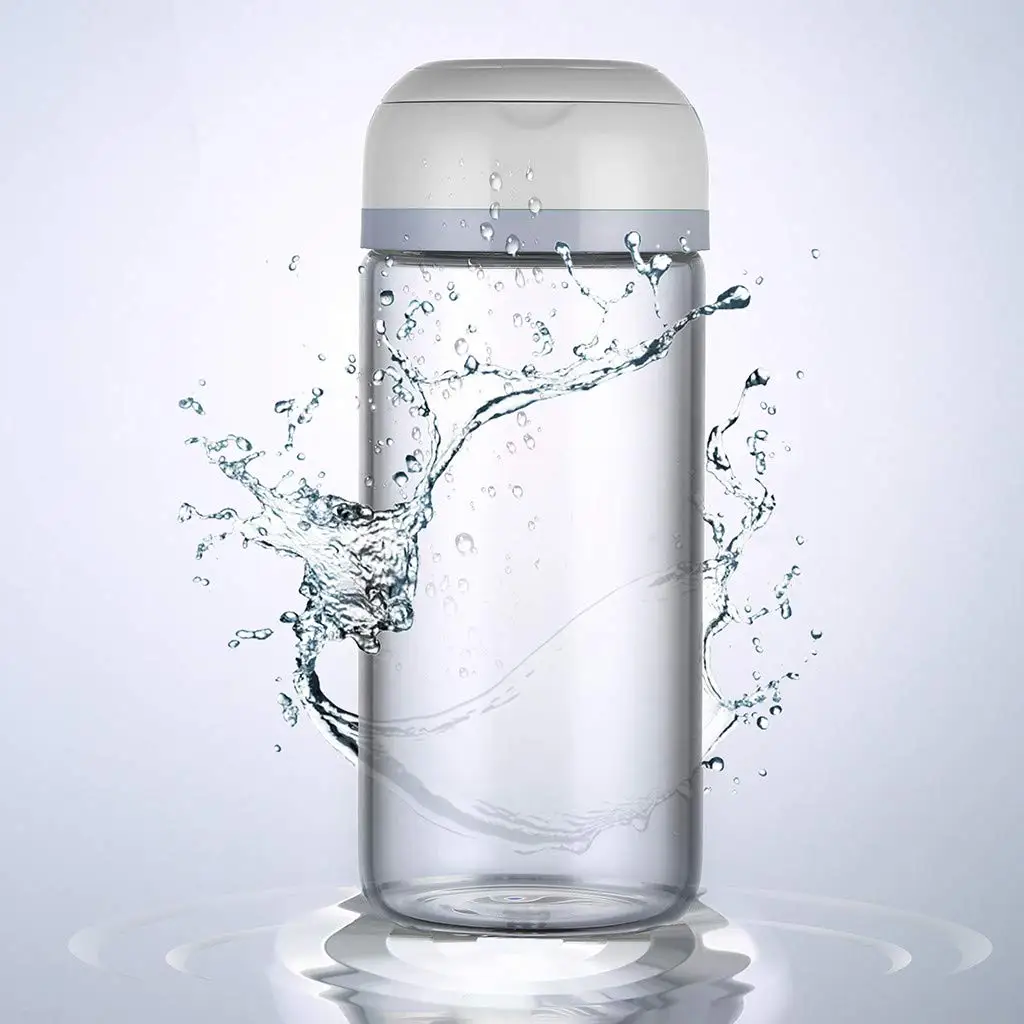 White Cup Многофункциональная портативная соковыжималка электрическая USB перезаряжаемая смузи Blende r Cute 400 мл чашка для фруктового сока детская пища для дома - Цвет: White Cup