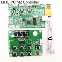 LIHUIYU M2 Nano лазерный контроллер материнская основная плата + панель управления + ключ B система гравер Резак DIY 3020 3040 K40 гравировка