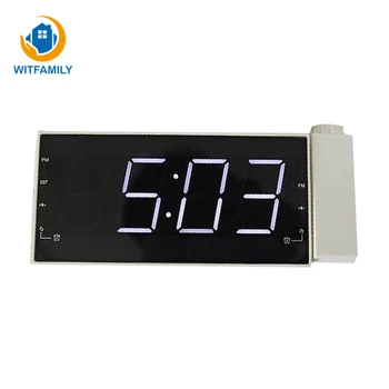 

Bedside LED Electronic Mute Clock Creative Bedroom Projection Alarm Clock Radio Clock Radio Clock Luminous Digital Clocks