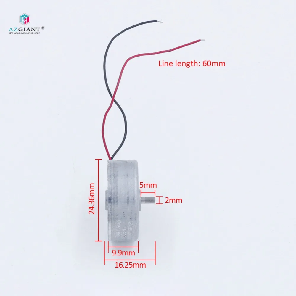 

RF-400CA-12265 DC 3V-6V Motor 400 Micro Mini Motors 6V 11500RPM High Speed Motor W/Metal Brush for RC Model DIY Handmade iron