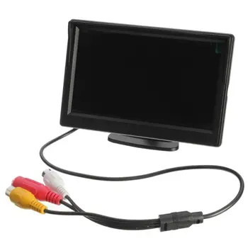 

5 Inch TFT LCD Car Rear View Monitor + 2 Stand For Reverse Backup Camera VCR DVD
