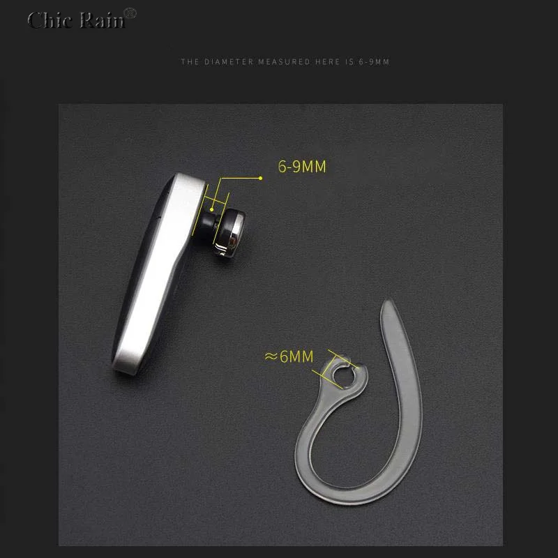 Earhook Bluetooth Earphone headphone silicone Earhooks Loop Clip Headset Ear Hook 6mm 8mm 10mm Replacement Headphone Accessories