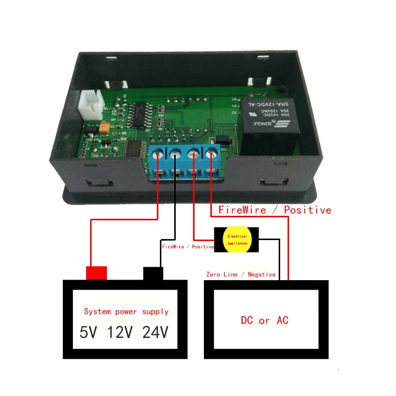 20~100 Celsius Temperature Controller S68910A Temperature Thermostat Digital High-Precision Microcomputer Intelligent Switch
