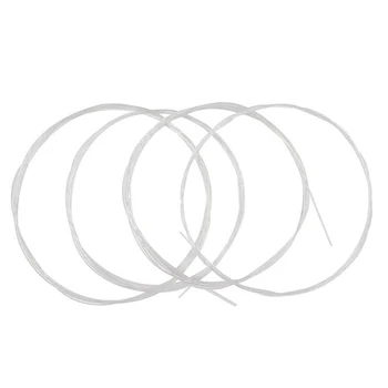 

40Sets White Durable Nylon Ukulele Strings (Set of 4) Replacement Part for 21 Inch 23 Inch 26 Inch Stringed Instrument