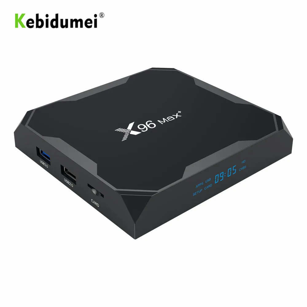 ТВ-приставка X96Max Android 9 0 S905x3 8K 4 + 32/64 ГБ 2 4G | Электроника