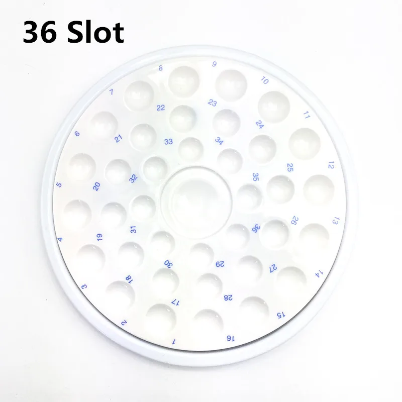 36 Slot Dental Lab Porcelain Mixing Watering Moisturizing Plate Ceramic
