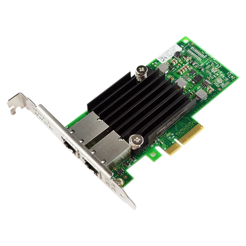 

10Gb PCI-E NIC Network Card, for X550-T2 with Intel ELX550AT2 Chip, Dual Copper RJ45 Port, PCI Express Ethernet LAN Adapter Supp