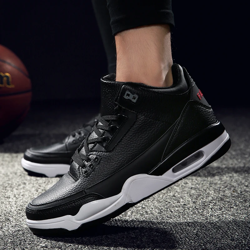 

Authentic Air Cushion Basketball Shoes Men High-top Breathable Jordan Sport Shoe Male High Quality Athletic Sneakers Kids Basket