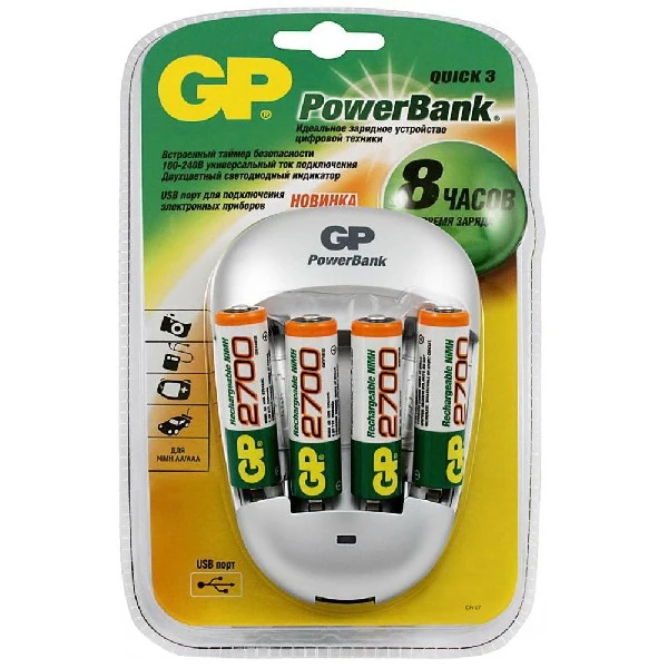 Зарядное устройство GP PB 27 GS 270|Зарядные устройства| |