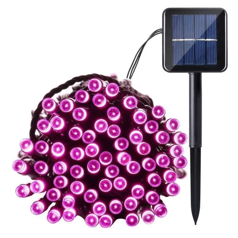 

200 LED Solar Powered Outdoor Strip Holiday Fairy String Light Garden Party Decor Christmas