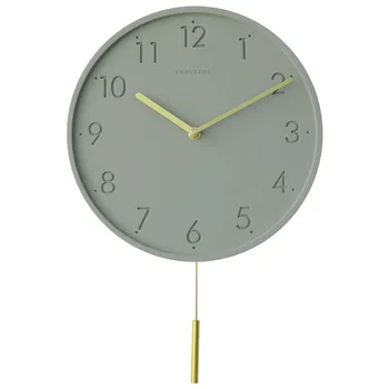 

Industrial Minimalist Quartz Wall Clock Pendulum Digital Pendule Horloge Murale Wall Clock Modern Design Zegar Home Decor BW50WC