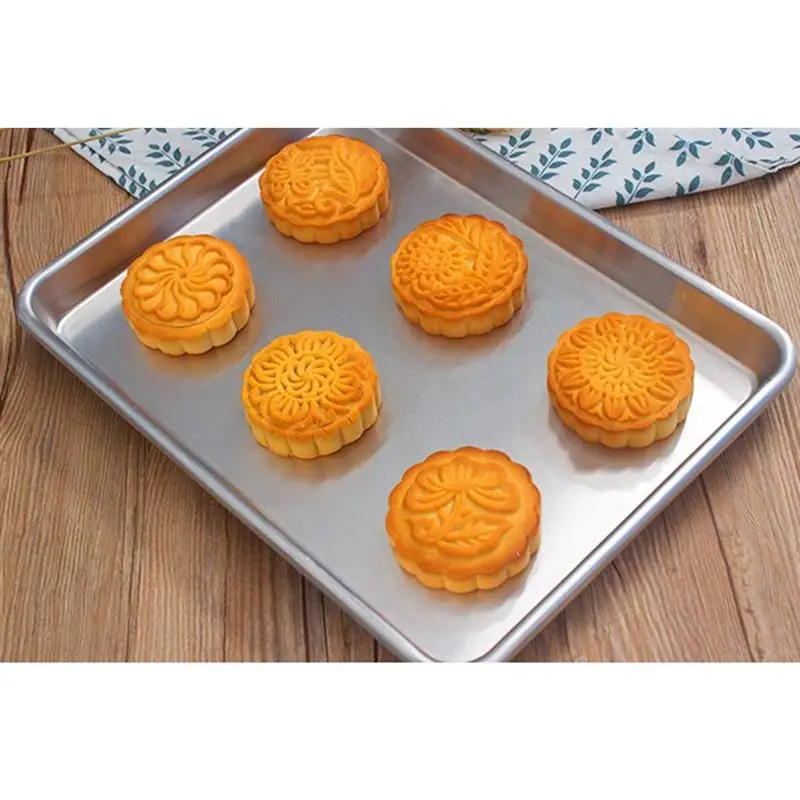 Прямоугольная форма безопасный антипригарный алюминиевый сплав выпечка поднос