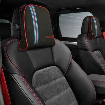 

Car Seat Rest Cushion Headrest Car Neck Pillows custom For Porsche cayenne 2011-2020 macan 2014-2020