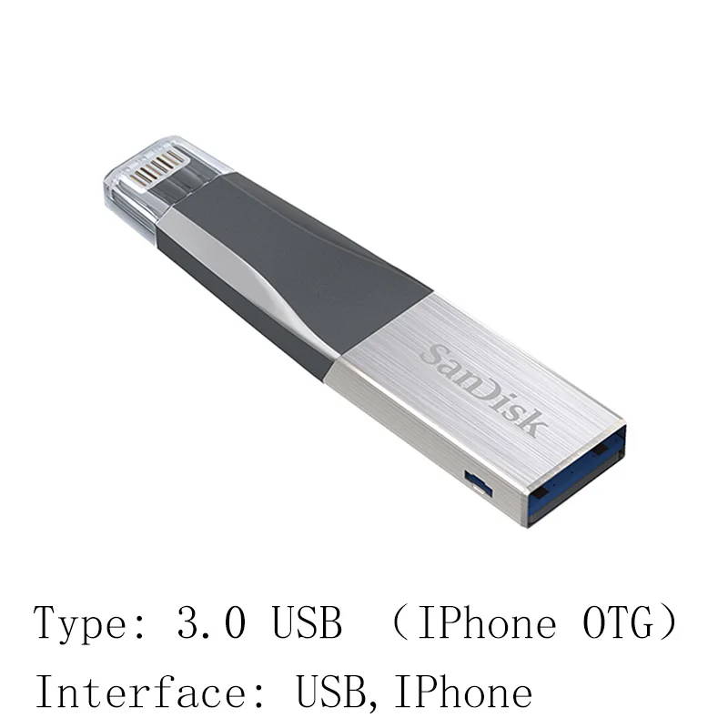Двойной Флеш-накопитель SanDisk флеш-накопитель USB 3,0 128 Гб 64 ГБ 32 ГБ оперативной памяти, 16 Гб встроенной памяти, 150 МБ/с. ультра талант флеш-накопитель флеш-накопителей и флеш-накопитель флэш-диск U диск для ПК - Цвет: IX40N