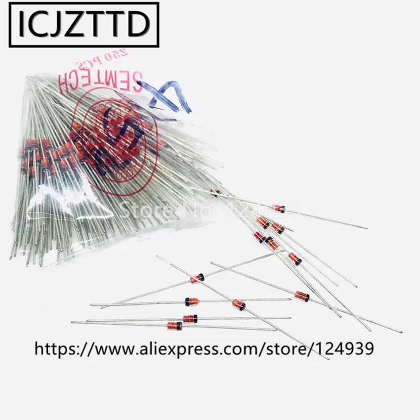 50pcs 1N4727A 1N4727 1N4728A 1N4729 1N4730 1N4731 1N4732 1N4733 1N4734 ...