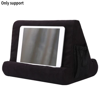 

Washable Solid Multi Angle Mobile Bracket Home Portable Supporting Detachable Office Lap Holder Tablet Stand Soft Faux Suede