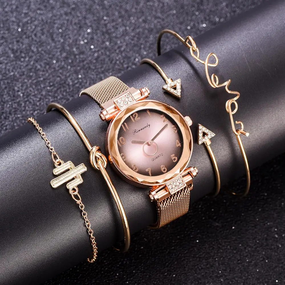 

Luxury Women Watch Fashion Elegant Magnet Buckle Vibrato Ladies Wristwatch Starry Sky Roman Numeral Gift Clock relojes mujer