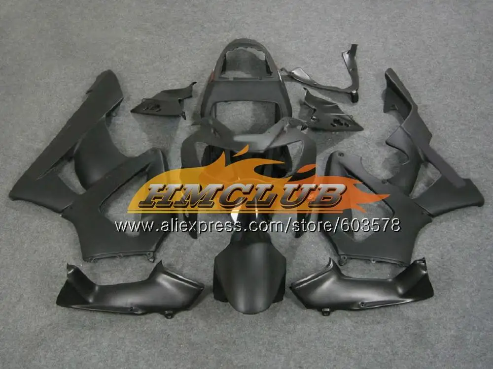 Корпус для HONDA CBR900 RR CBR 929RR CBR 929 RR 2000 2001 черный, красный 77CL. 4 CBR 900RR CBR900RR CBR929 RR CBR929RR 00 01 обтекатель - Цвет: No. 9 Flat black
