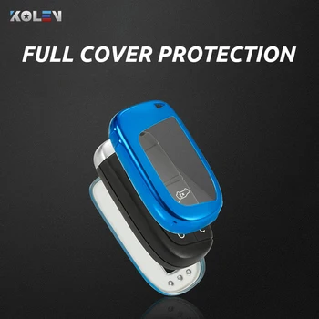 TPU Car Remote Key Full Cover Case portachiavi per Fiat Jeep Renegade Grand Dodge Ram 1500 Journey Charger Dart Challenger Chrysler - TPU Car Remote Key Full Cover Case portachiavi per Fiat Jeep Renegade Grand Dodge Ram