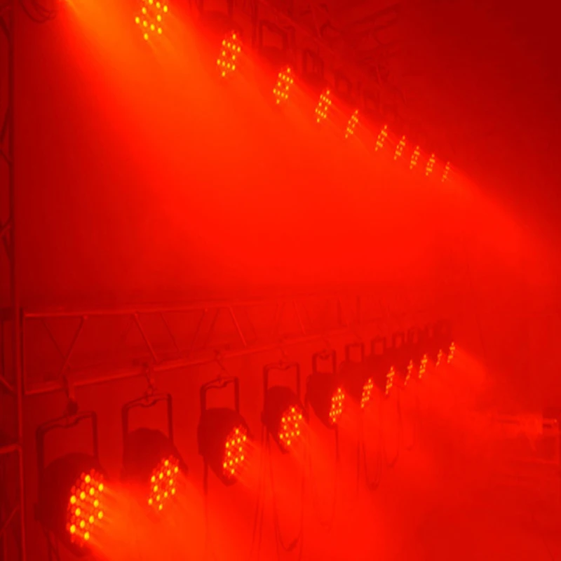54 Вт par light RGBW светодиодный плоский par 54 круглое светодиодное Освещение DJ par can club светодиодный свет бар ktv шоу Рождественские декоративные