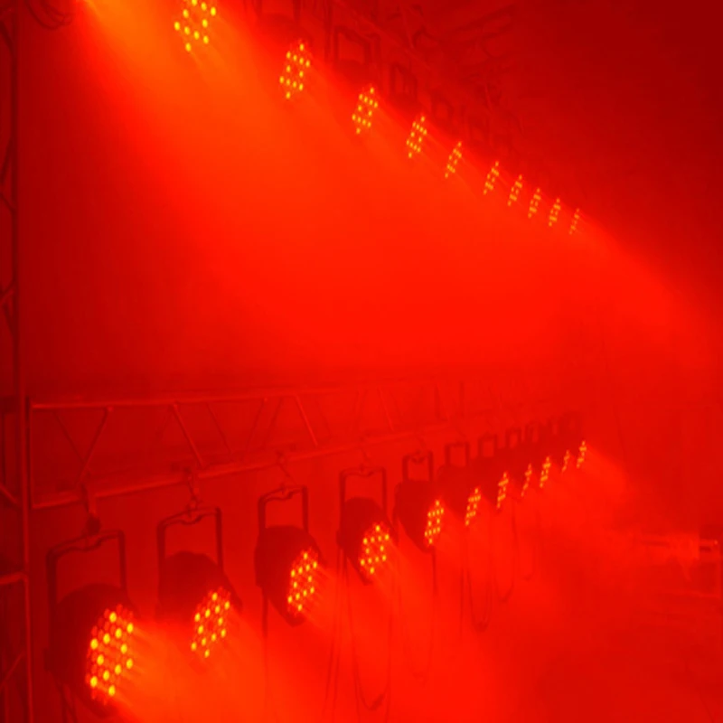 54 Вт par light RGBW светодиодный плоский круглое светодиодное Освещение DJ can club свет бар