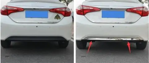 Специально для- для Toyota levin задняя панель с декоративной планкой изменение молния сзади окружении декоративные блестки