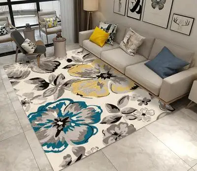 Дом в скандинавском стиле ковер высокого качества креативные Листья 3D печатные ковры для гостиной спальни ковер диван чайный коврик для стола - Цвет: 25