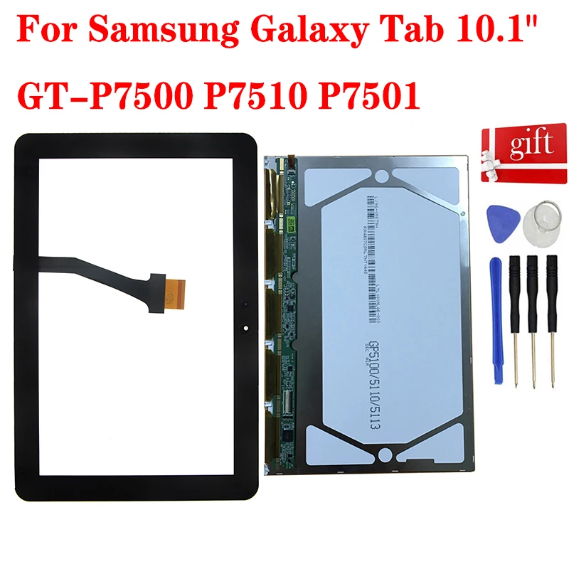 ЖК-дисплей для Samsung Galaxy Tab 10 1 &quotGT- P7500 P7510 P7501 панель модуль/сенсорный экран